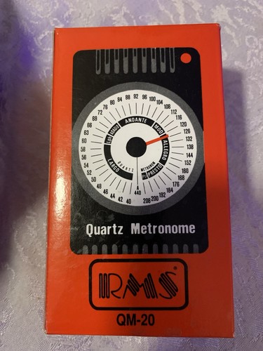 Quartz metronome rms new - rms, qm-20