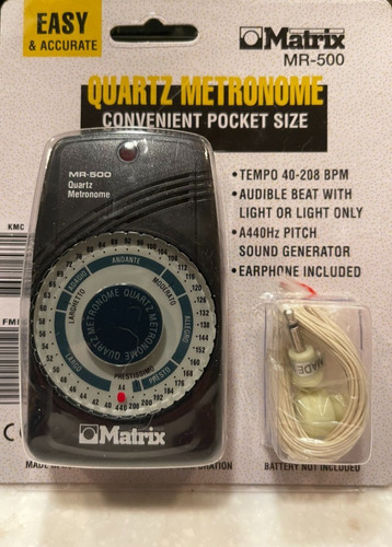 Matrix 500 quartz metronome - matrix,